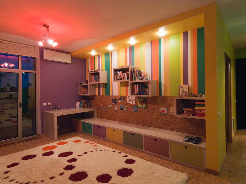 T residence, Didenkül+Partners Didenkül+Partners Детская комнатa в стиле минимализм