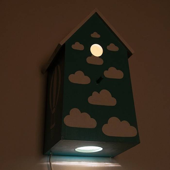 Birdhouse lamp “Up in the air”, NOBOBOBO NOBOBOBO Chambre d'enfant moderne Eclairage