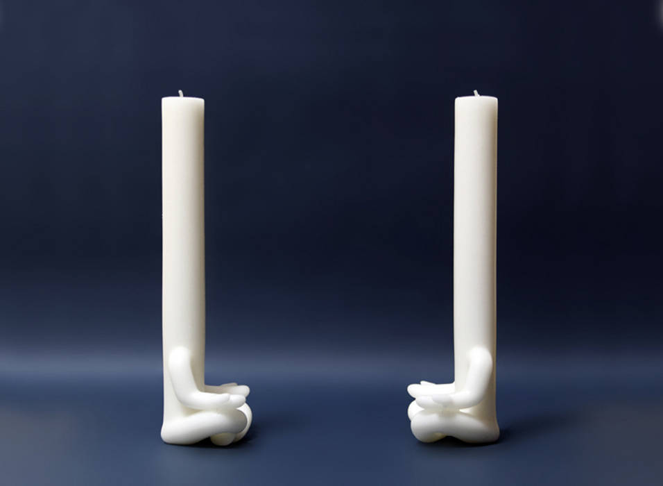 Candle man - meditates, 앤드 앤드 아시아스타일 주택 가정 용품