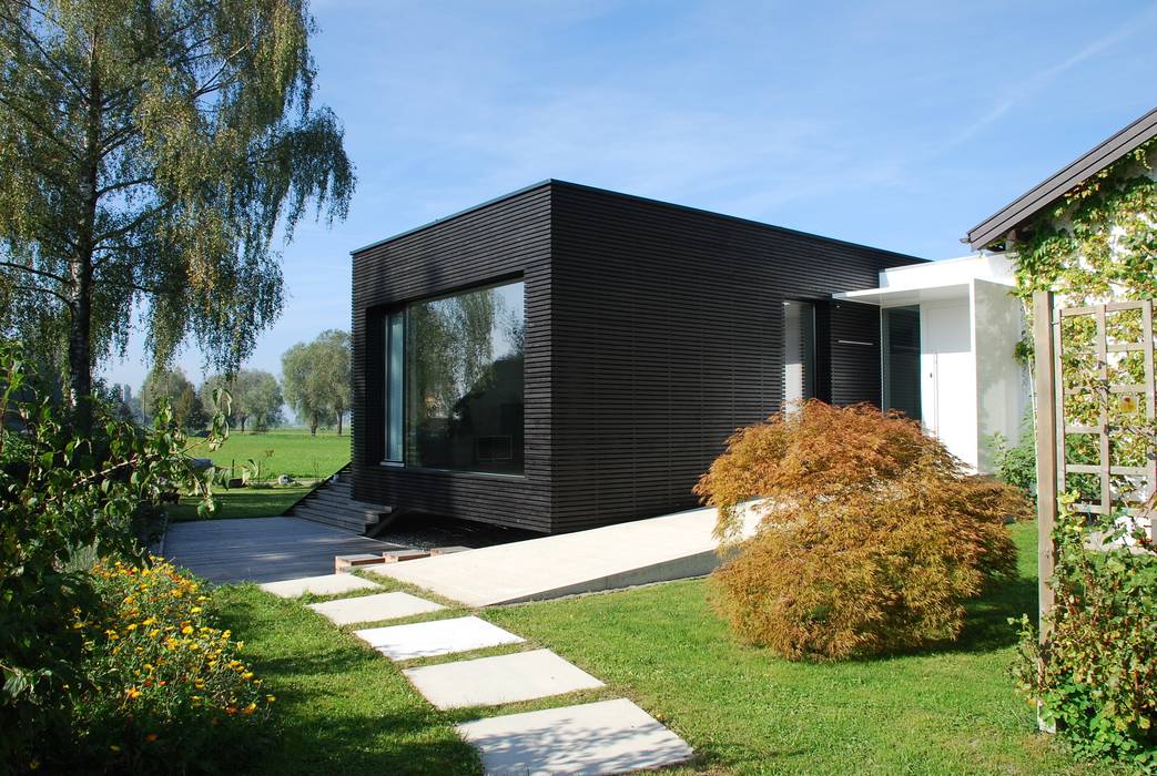 Schwebender Pavillon, schroetter-lenzi Architekten schroetter-lenzi Architekten Modern houses