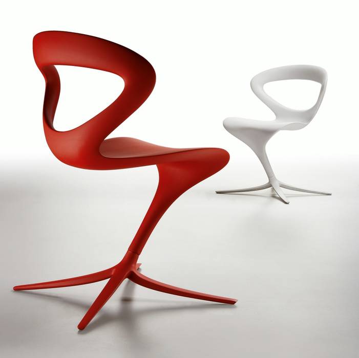 'Callita' dining chair by Infiniti homify Modern dining room Plastic Chairs & benches