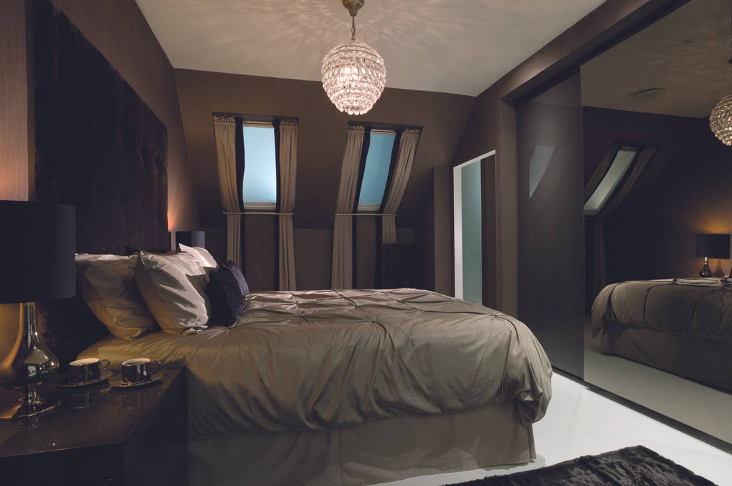 Ultra gloss chocolate bedroom suite Urban Myth Modern style bedroom