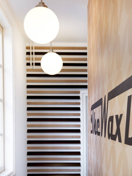 Ontwerp The Wax Bar winkelkeleten, Boks architectuur Boks architectuur Espacios comerciales Espacios comerciales