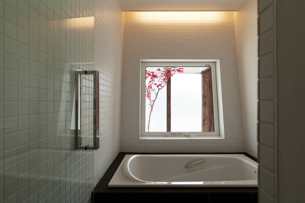 造作風呂 一級建築士事務所 Atelier Casa モダンスタイルの お風呂