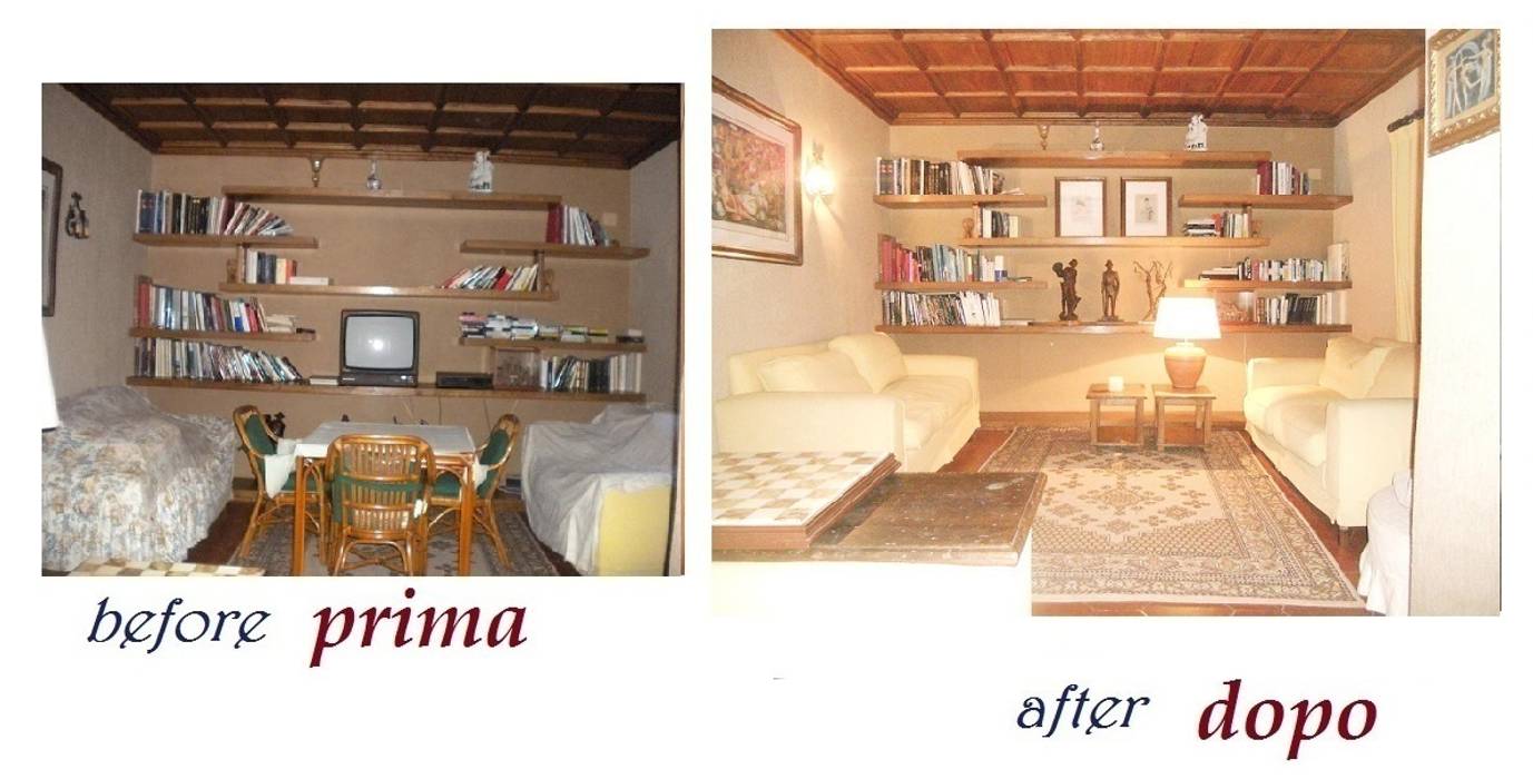 Dettaglio prima/dopo Sublacense Home Staging