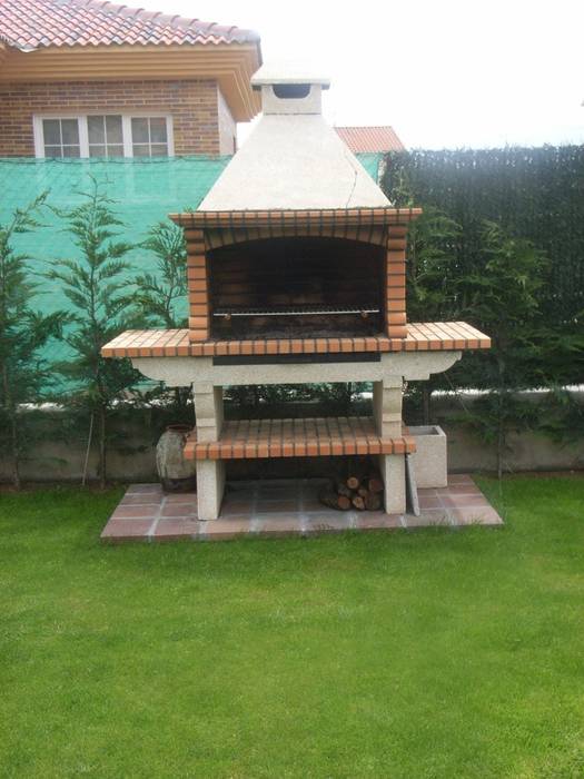 FABRILOR CHIMENEAS, FABRILOR IBERICA FABRILOR IBERICA Taman Gaya Rustic Fire pits & barbecues