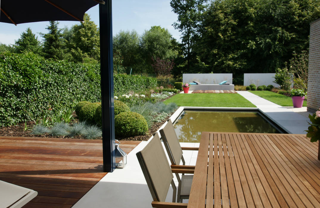 Lounge tuin, Tuinarchitectengroep ECO Tuinarchitectengroep ECO Moderne tuinen