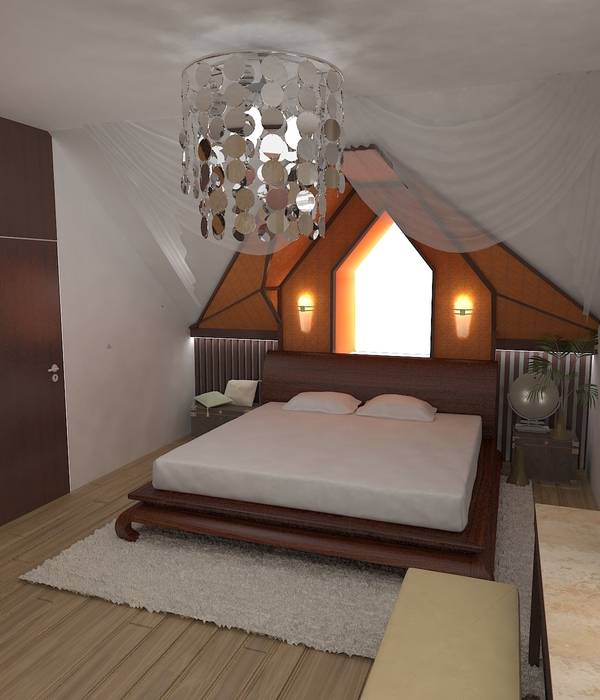 Коттедж в кп "Серебряный бор", Галина Глебова Галина Глебова Bedroom