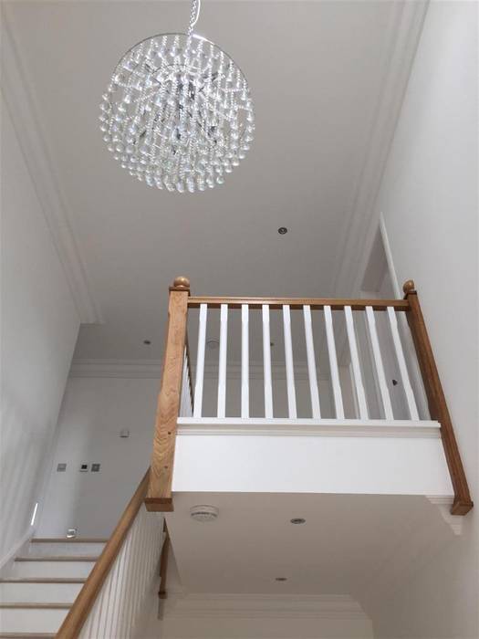 Ecclesgreig Gardens, St. Cyrus, Aberdeenshire, Roundhouse Architecture Ltd Roundhouse Architecture Ltd Classic style corridor, hallway and stairs Lighting