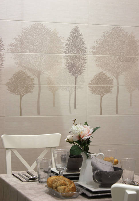 Sirocco Ceramic Wall Tiles The London Tile Co. 모던스타일 벽지 & 바닥 타일