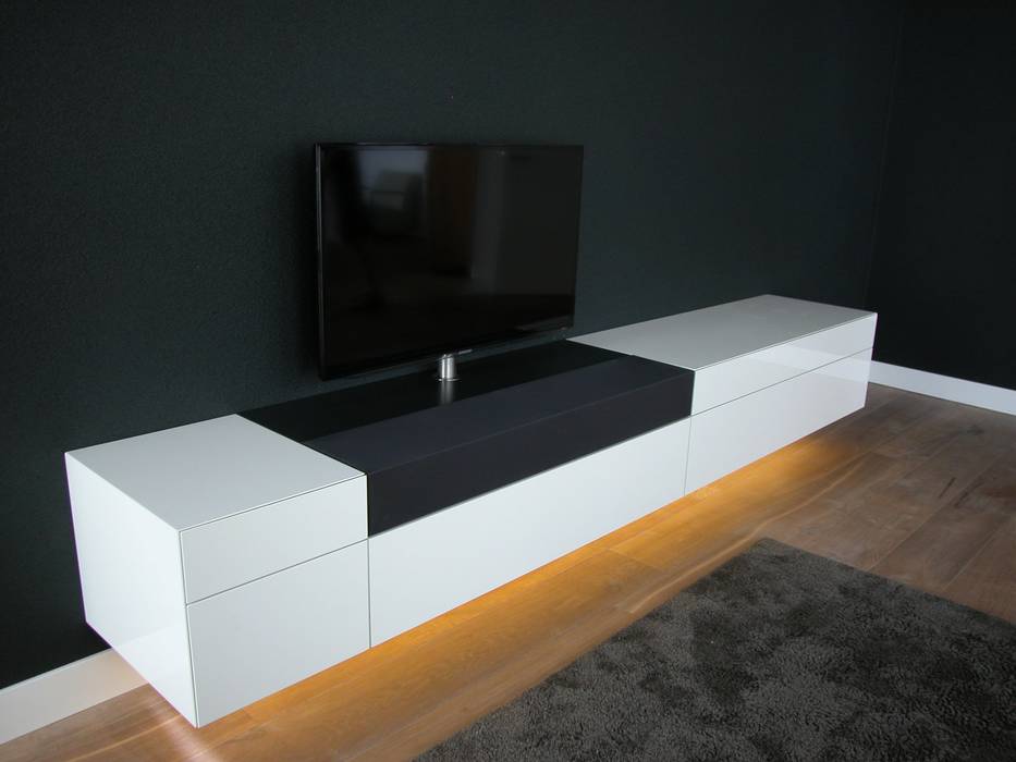 avs300 artyx Moderne woonkamers Hout Hout TV- & mediameubels