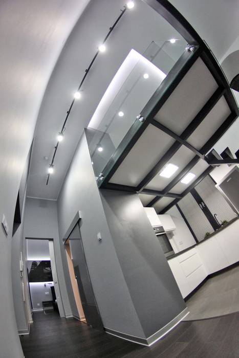 Single loft --Lofty u Scheiblera , WE LOFT DESIGN WE LOFT DESIGN Modern walls & floors