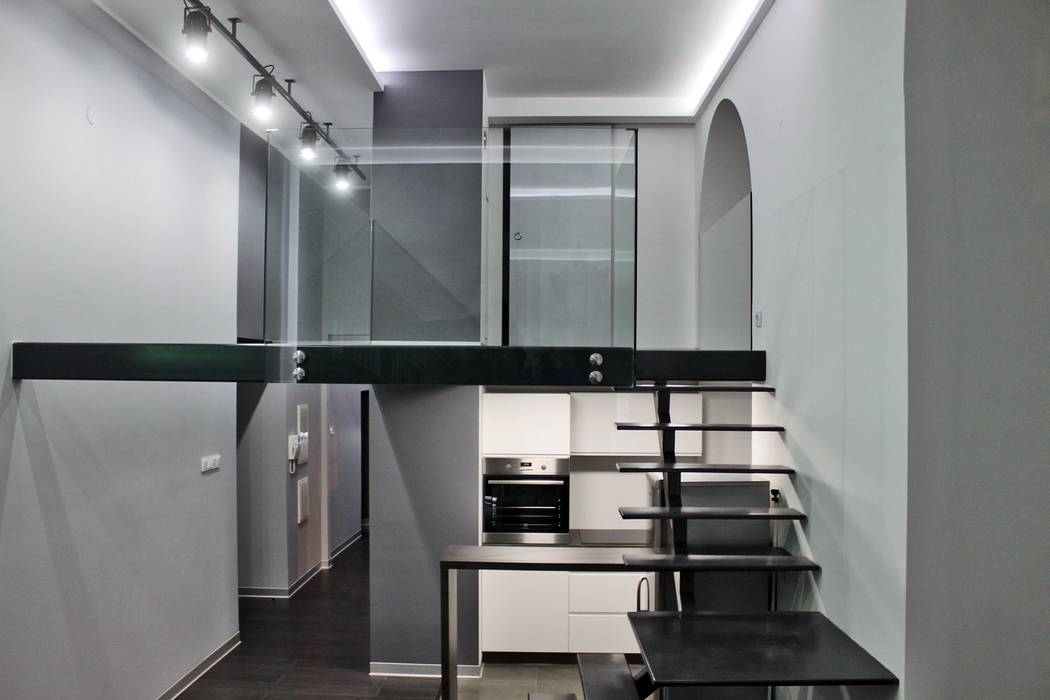 Single loft --Lofty u Scheiblera , WE LOFT DESIGN WE LOFT DESIGN Modern study/office