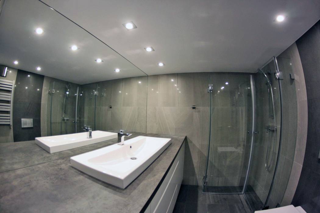 Single loft --Lofty u Scheiblera , WE LOFT DESIGN WE LOFT DESIGN Modern bathroom