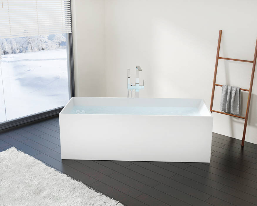 Exklusive freistehende Badewanne BW-06 XL Badeloft - Badewannen und Waschbecken aus Mineralguss und Marmor Moderne Badezimmer freistehende Badewanne,badeloft,Wannen und Duschen