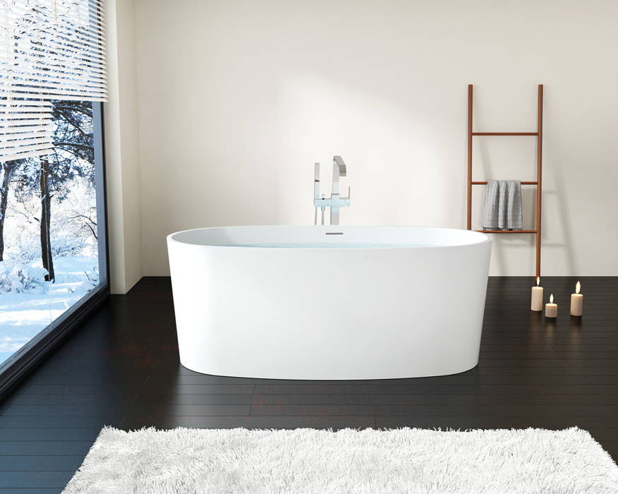 Moderne Traumbadewannen zum Verlieben, Badeloft - Badewannen und Waschbecken aus Mineralguss und Marmor Badeloft - Badewannen und Waschbecken aus Mineralguss und Marmor حمام Bathtubs & showers