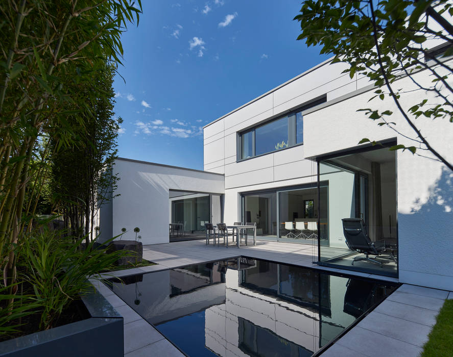 Wohnhaus_S Fachwerk4 | Architekten BDA Moderner Balkon, Veranda & Terrasse
