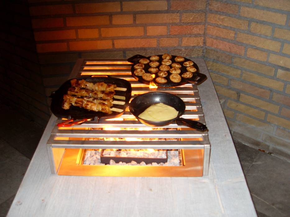 Buitenhaarden, De Vuurtafel De Vuurtafel Jardins modernos Barbecues e grelhadores