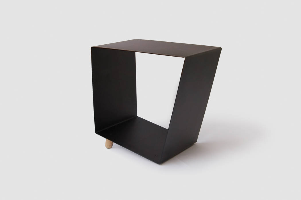 12° side table by chris+ruby chris+ruby Bedroom Bedside tables