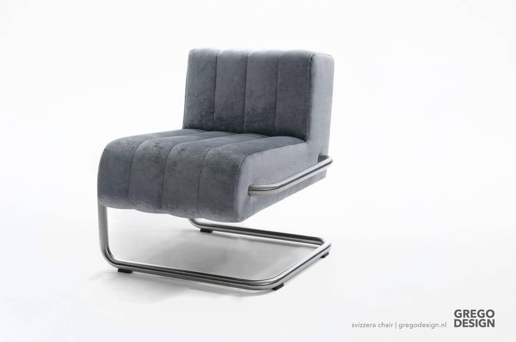 Svizzera chair / velvet Grego Design Studio Moderne woonkamers Sofa's & fauteuils