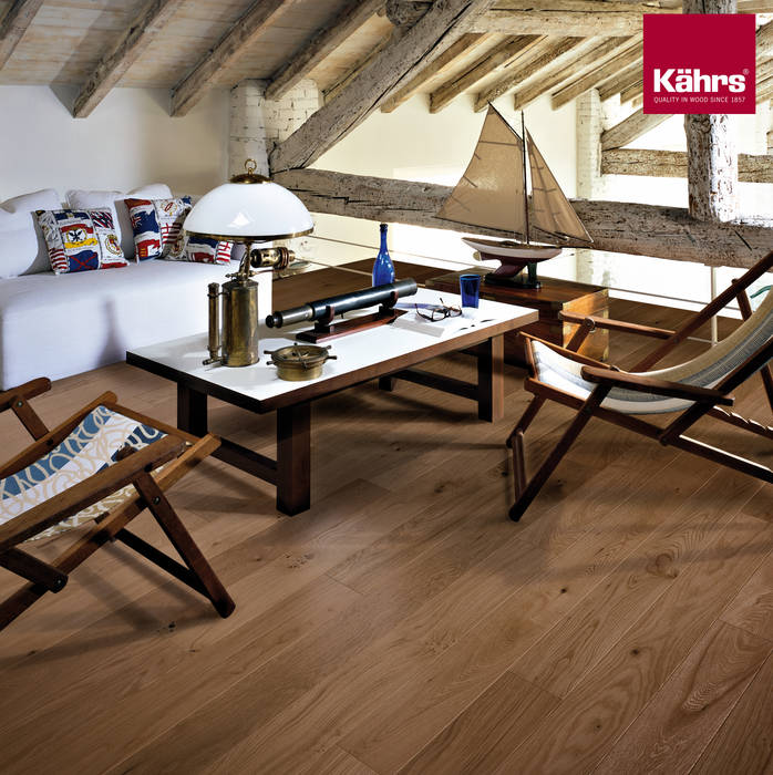 Linnea habitat outpost – eiche kährs parkett deutschland wände & bodenwand- und bodenbeläge | homify