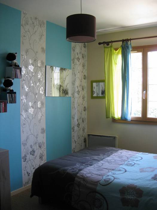 Décoration d'une chambre, One look inside One look inside Eklektik Yatak Odası