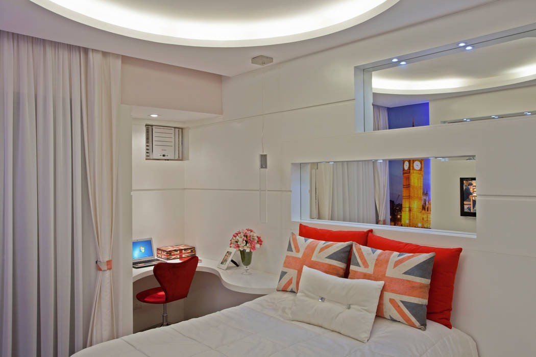 Apartamento Marrocos, Designer de Interiores e Paisagista Iara Kílaris Designer de Interiores e Paisagista Iara Kílaris Quarto infantil moderno