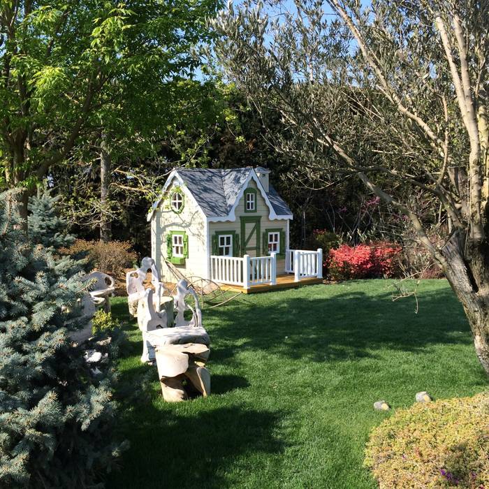 Victorian Minik Ev Klasik Bahçe Salıncak & Oyuncaklar