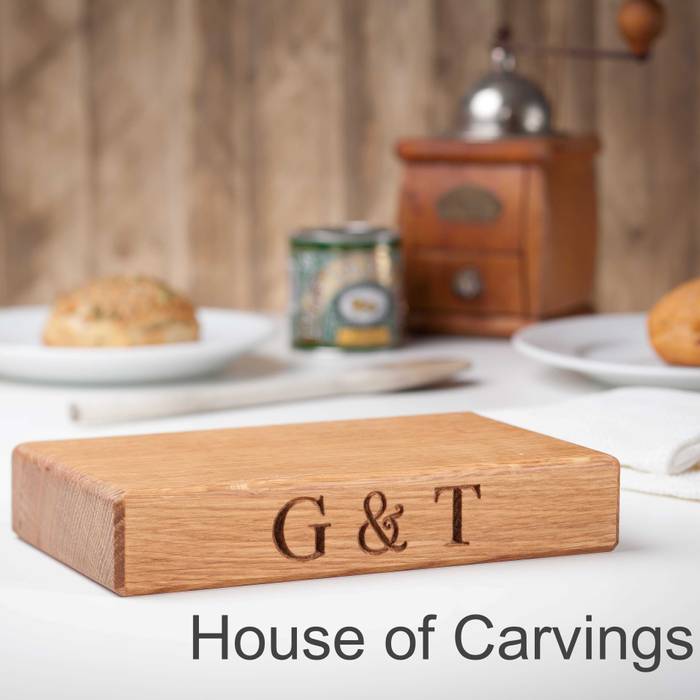 Oak Chopping Boards, House of Carvings House of Carvings Cocinas de estilo minimalista Utensilios de cocina