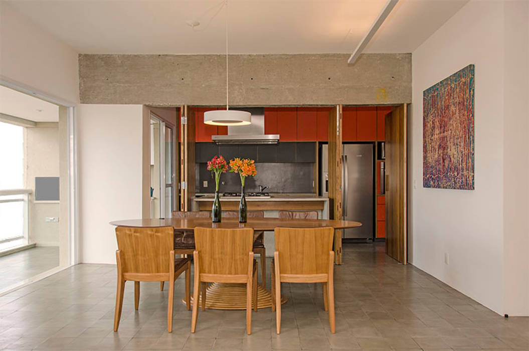 Vereda Arquitetos Modern dining room