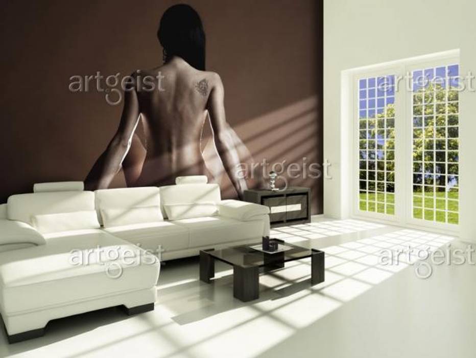 Akt mit einem tattoo: schlafzimmer von artgeist | homify Akt mit einem tattoo: schlafzimmer von artgeist | homify