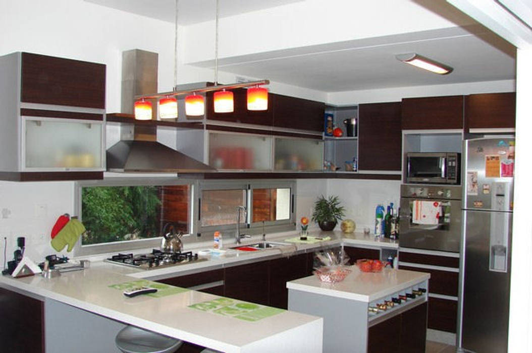 La Casa del Rio, Family Houses Family Houses Dapur Modern