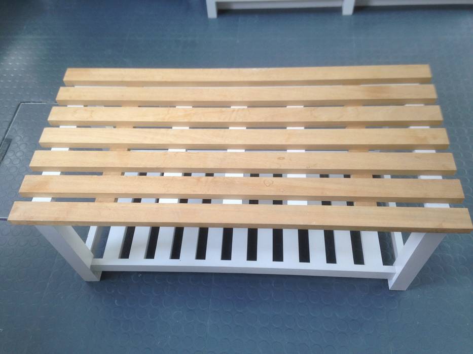 Bench for shoe storage Broad and Turner مطبخ طاولات وكراسي