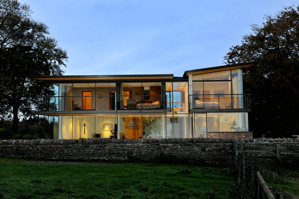 Carreg a Gwydr, Hall + Bednarczyk Architects Hall + Bednarczyk Architects Rumah Modern