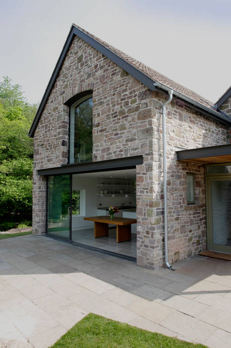 Veddw Farm, Monmouthshire, Hall + Bednarczyk Architects Hall + Bednarczyk Architects Nowoczesne domy