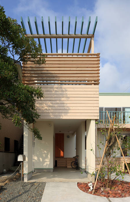 真鶴夏の家, TAMAI ATELIER TAMAI ATELIER Casas modernas