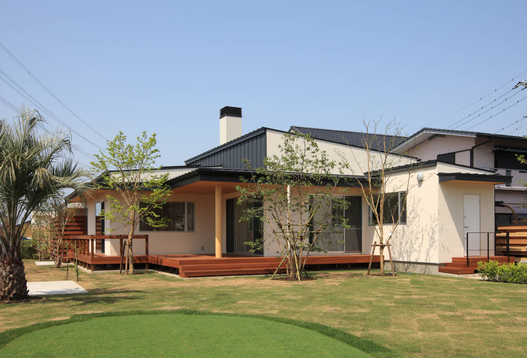 谷原新田の家, TAMAI ATELIER TAMAI ATELIER Modern houses