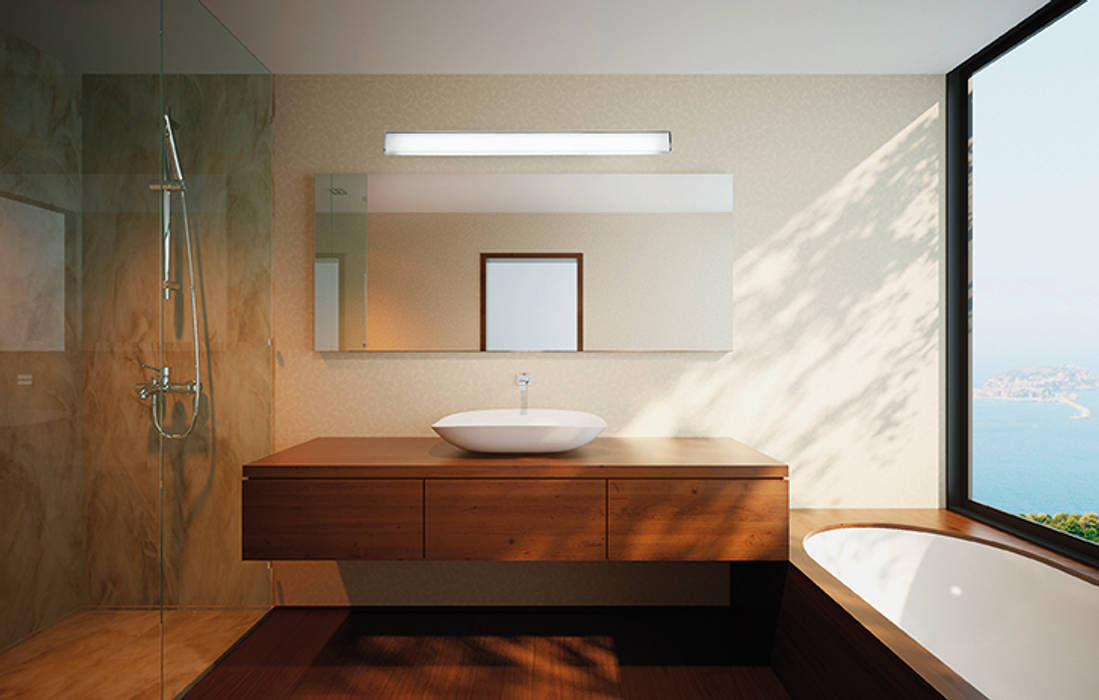 ILUMINACIÓN EN EL BAÑO (THE ONE 2015), LEDS-C4 LEDS-C4 Minimalist Banyo Işıklandırma