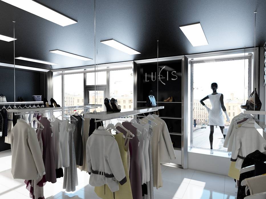Дизайн бутика фирменной одежды Samarina projects Коммерческие помещения Коммерческие помещения