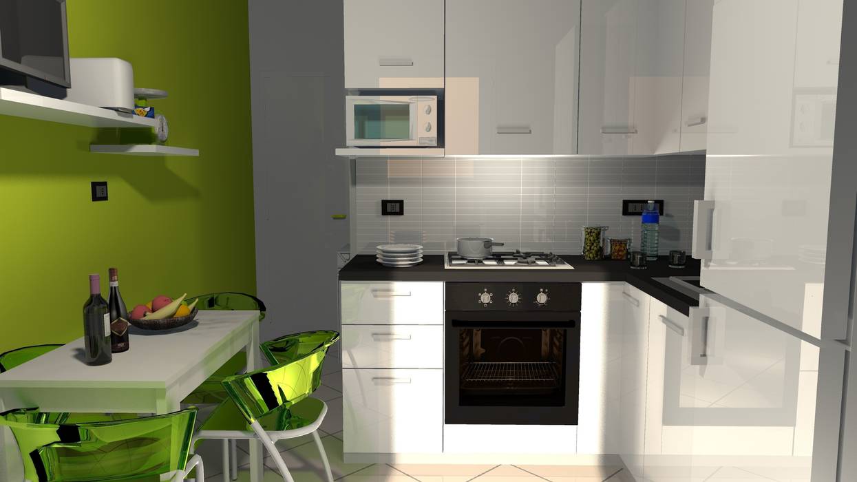 Render fotorealistici, Studio Tecnico Savignano Studio Tecnico Savignano Kitchen