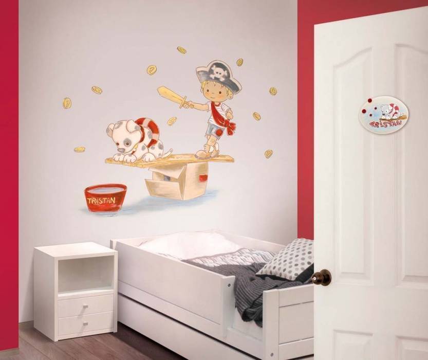 Habitaciones infantiles, Murales Divinos Murales Divinos Modern nursery/kids room