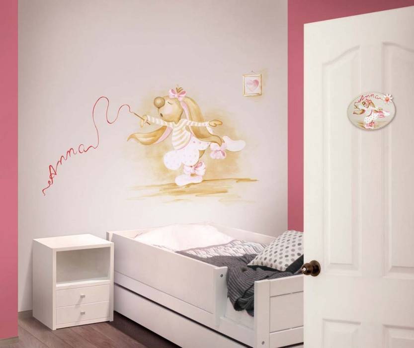 Habitaciones de bebé, Murales Divinos Murales Divinos Classic style nursery/kids room