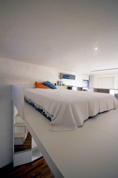 Br_1, Okapi Okapi モダンスタイルの寝室