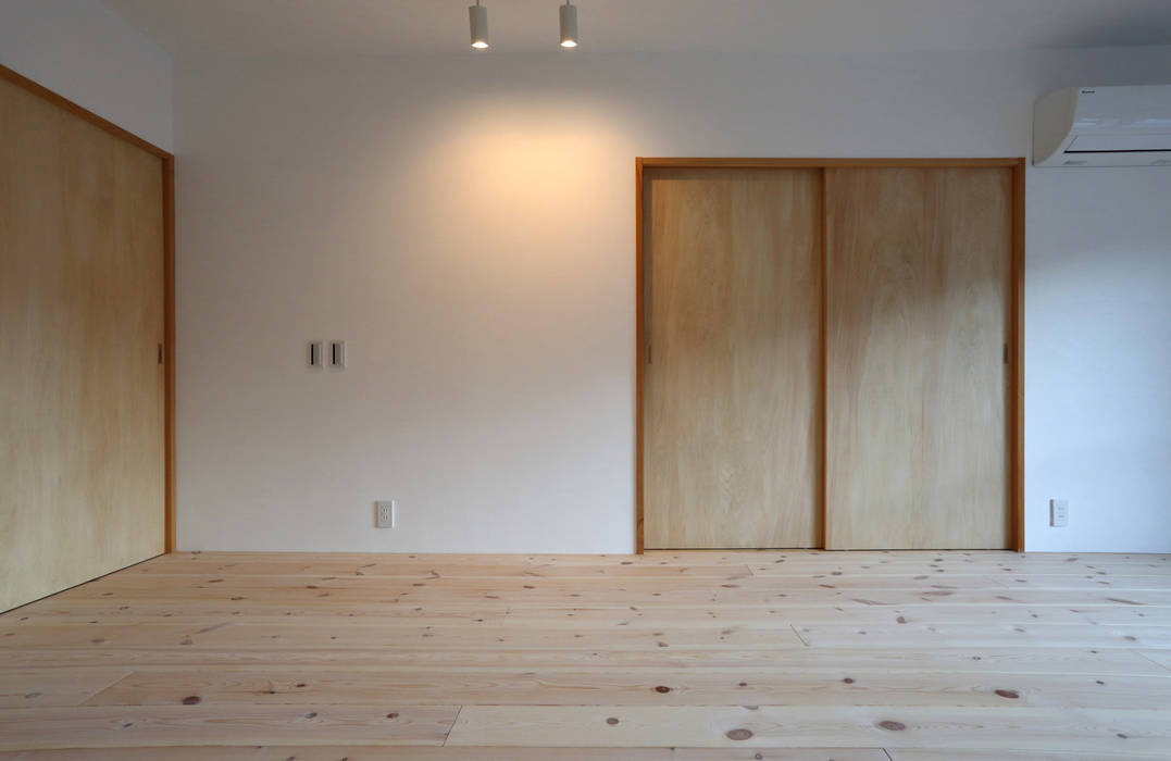 鈴木隆之建築設計事務所臥室 Homify 鈴木隆之建築設計事務所臥室 Homify