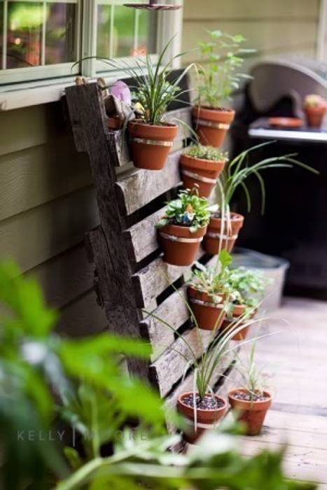 etagiere MR Pallets en Kisten Landelijke tuinen Planten & bloemen