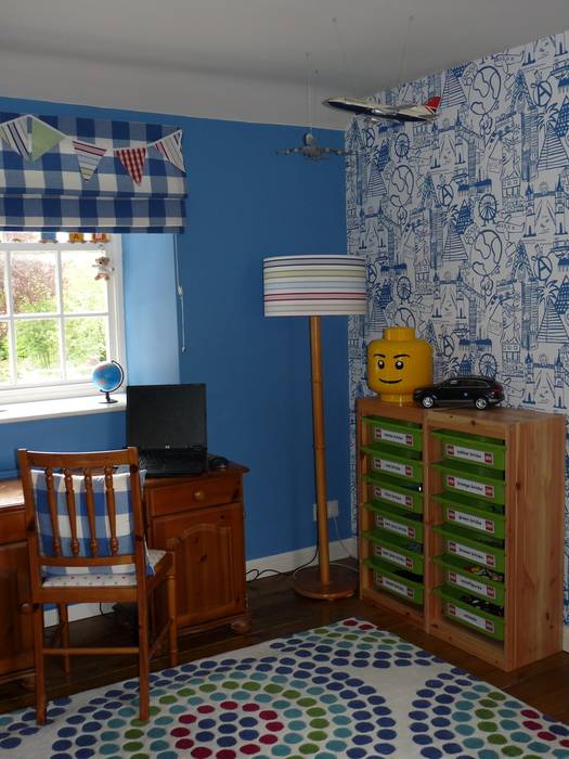 Children's Play Room Natalie Davies Interior Design Dormitorios infantiles modernos: