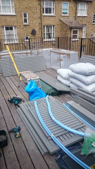 Roof terrace transformation, Paul Newman Landscapes: modern by Paul Newman Landscapes, Modern