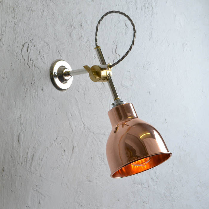 Copper Wall Light Artifact Lighting Ltd. Living room Lighting