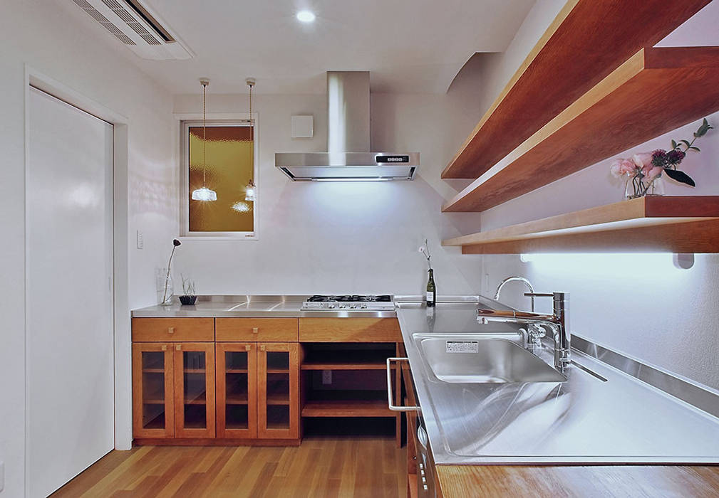 Like a Barragan, アースワーク建築設計事務所 アースワーク建築設計事務所 Scandinavian style kitchen