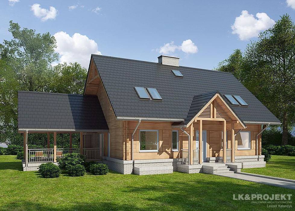 LK&909, LK & Projekt Sp. z o.o. LK & Projekt Sp. z o.o. Дерев'яні будинки
